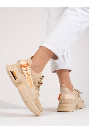 smilšu krāsas  Apavi kedu modelī Shelovet 2