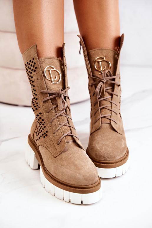   Puszābaki zābaki Nicole brūnas krāsas 2706