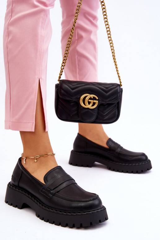   Mokasīni apavi   Big Star LL274458 melnas krāsas