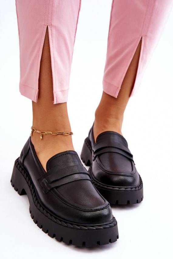   Mokasīni apavi   Big Star LL274458 melnas krāsas