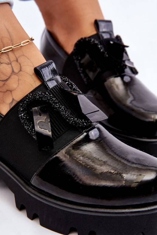 Laque apavi  melnas krāsas Keily