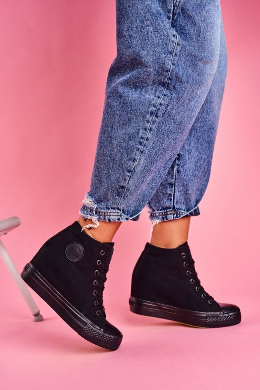 Sneakers modeļa apavi   Big Star melnas krāsas FF274A191