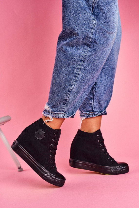 Sneakers modeļa apavi   Big Star melnas krāsas FF274A191