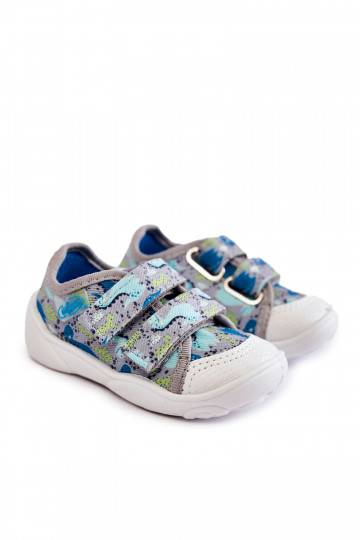 Bērnu apavi Sporta apavi Dinozaury Befado 907P156 Pelēkas krāsas 2