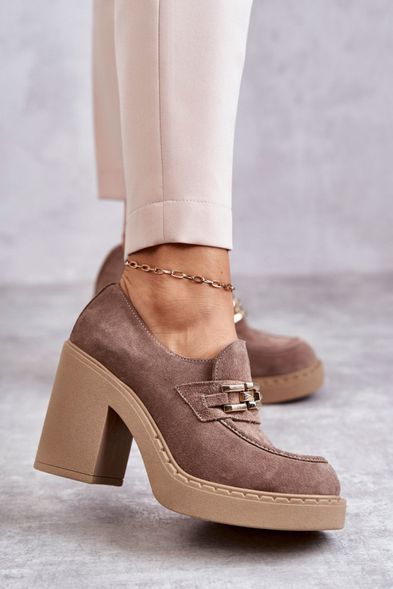 zamšādas apavi  smilšu krāsas Jaime