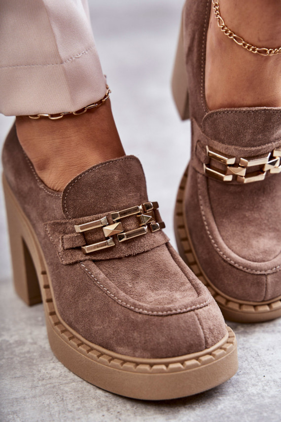 zamšādas apavi  smilšu krāsas Jaime