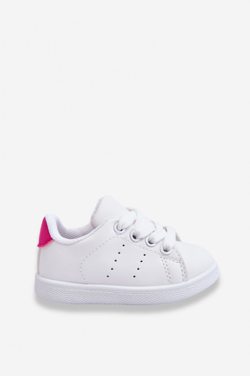 Bērnu apavi sporta apavi Baltas-rozā krāsa Miles