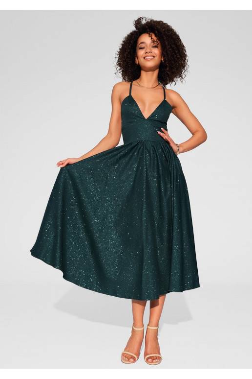 Livia - Zaļa midi  kleita Livia - Zaļa midi  kleita