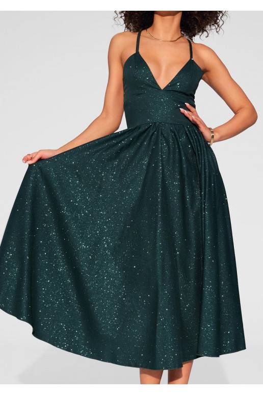 Livia - Zaļa midi  kleita Livia - Zaļa midi  kleita