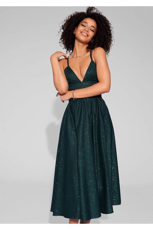 Livia - Zaļa midi  kleita Livia - Zaļa midi  kleita