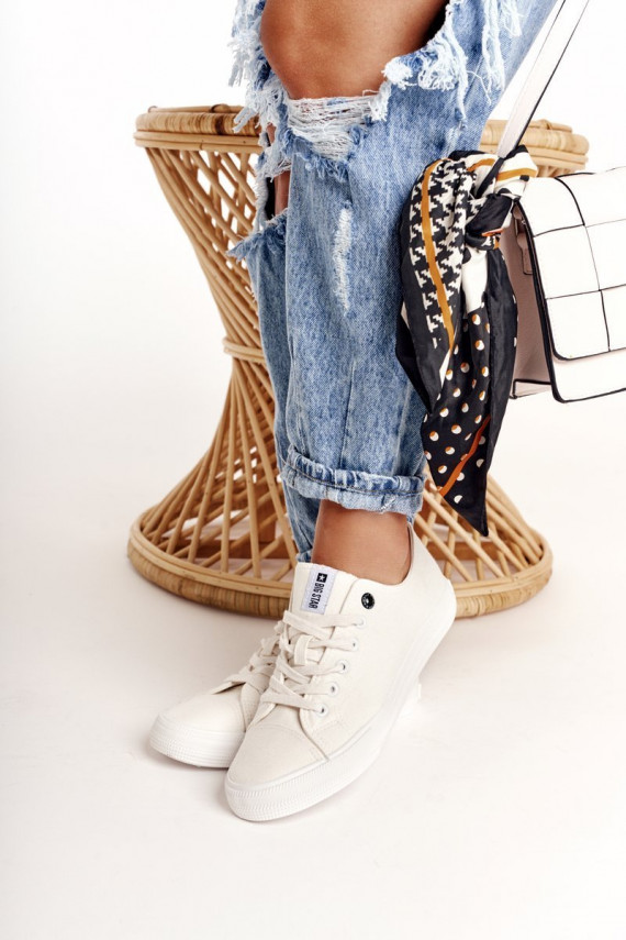  brīvā laika apavi Big Star DD274451 baltas krāsas