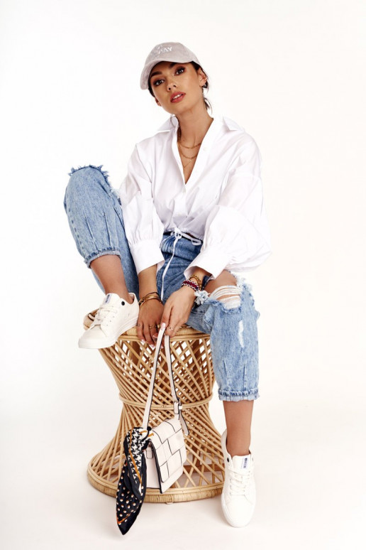 brīvā laika apavi Big Star DD274451 baltas krāsas  brīvā laika apavi Big Star DD274451 baltas krāsas