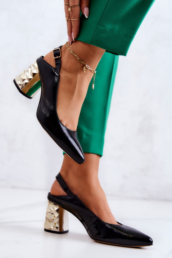   Kurpes ar papēdi  05427-01 melnas krāsas