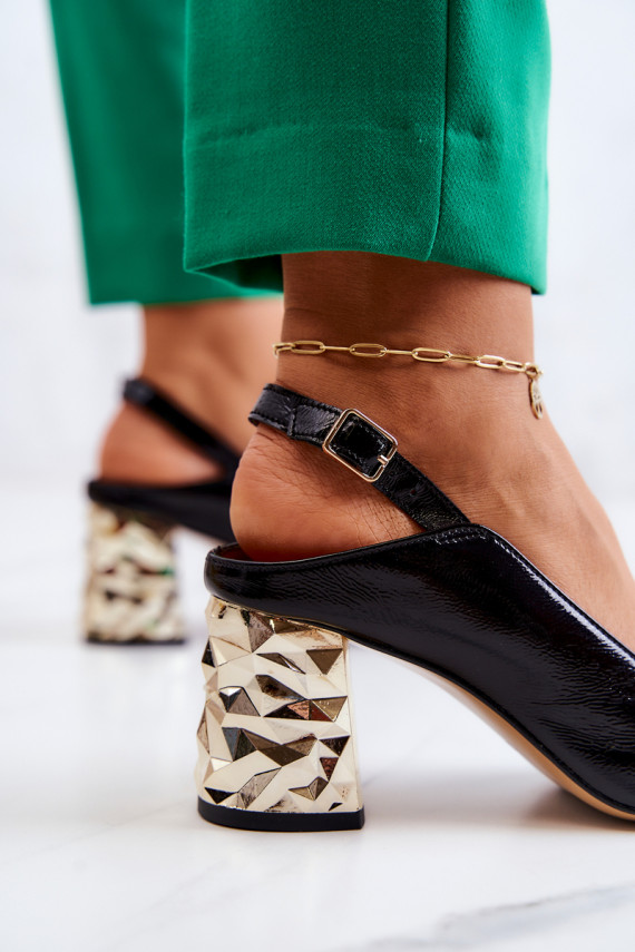   Kurpes ar papēdi  05427-01 melnas krāsas