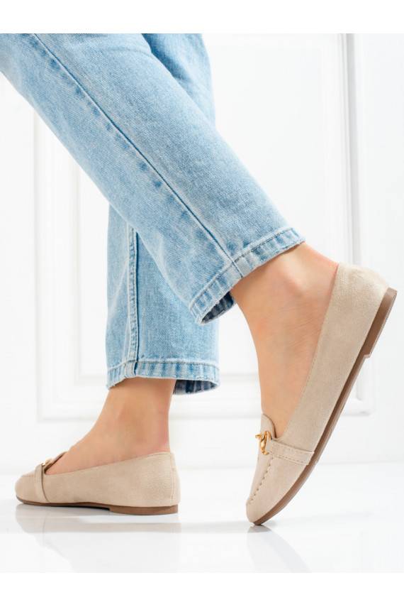 smilšu krāsas Sieviešu mokasīni Potocki 