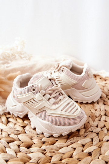 Bērnu apavi Sneakers modeļa apavi Smilšu krāsas Freak Out 2