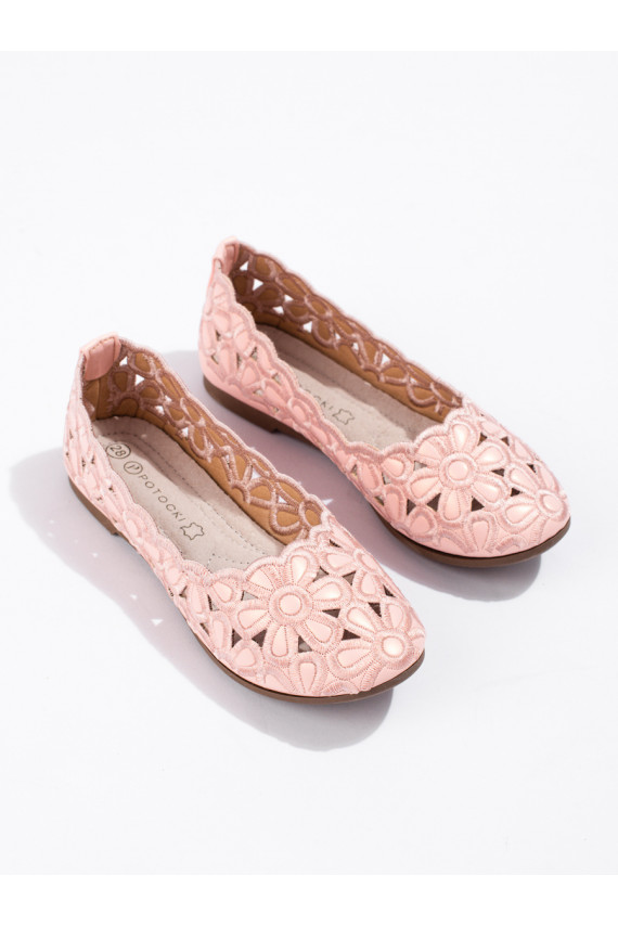 Bērnu balerinki  rozā krāsa Potocki