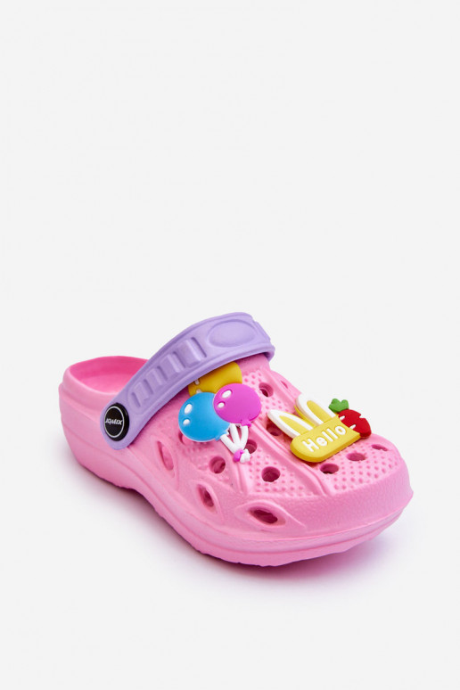 Bērnu apavi Vieglas čības uz pirksta   Čības Rozā krāsas Sweets