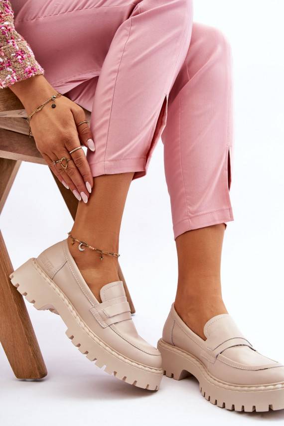   Mokasīni apavi   Big Star LL274457 smilšu krāsas