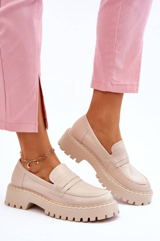   Mokasīni apavi   Big Star LL274457 smilšu krāsas