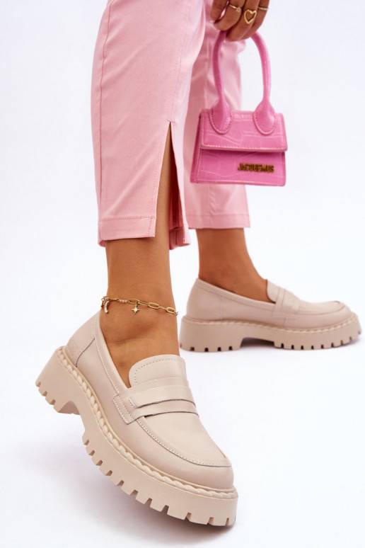   Mokasīni apavi   Big Star LL274457 smilšu krāsas