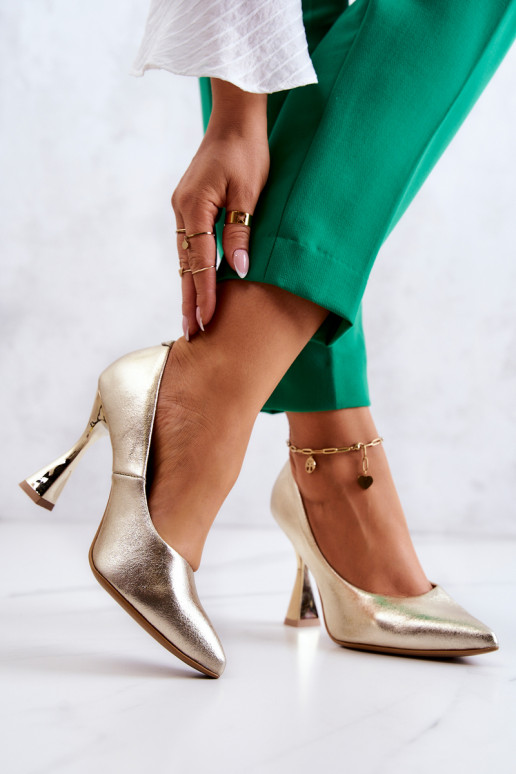  Kurpes  Shoes 3181 Zelta krāsas