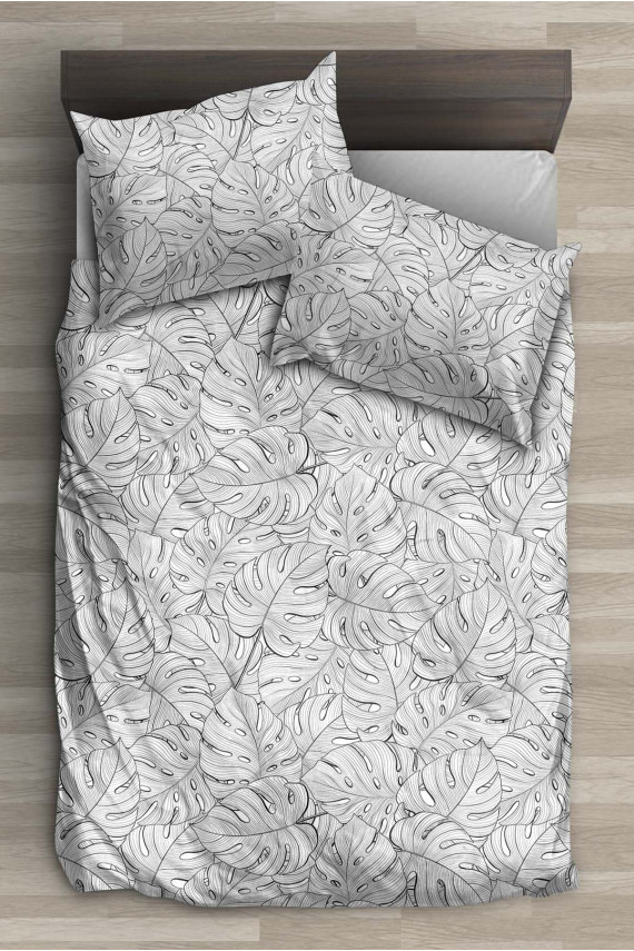 Komplekts pościeli B&W Monstera