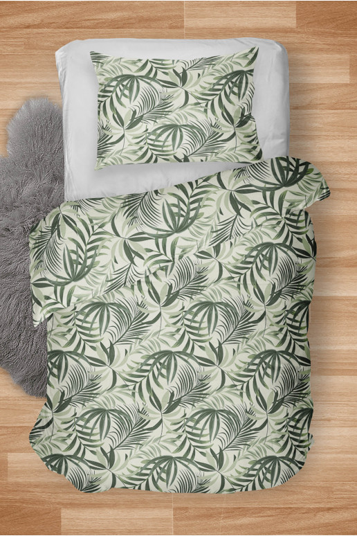 Komplekts pościeli Jungle Green Leaves