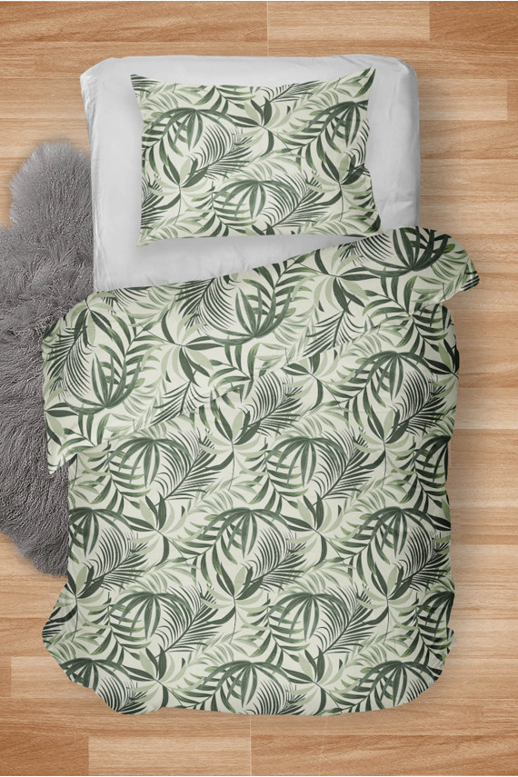 Komplekts pościeli Jungle Green Leaves