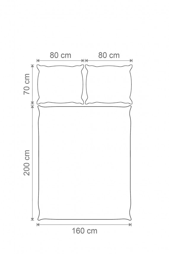 Komplekts pościeli Jungle Green Leaves