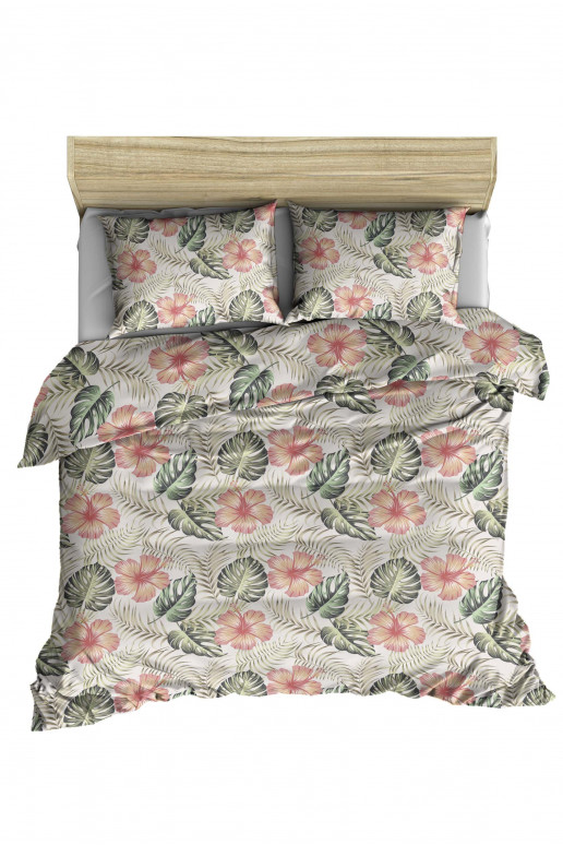 Komplekts pościeli Tropcial Pink Flowers
