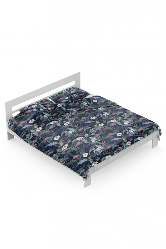 Komplekts pościeli Tropcial Dark Blue