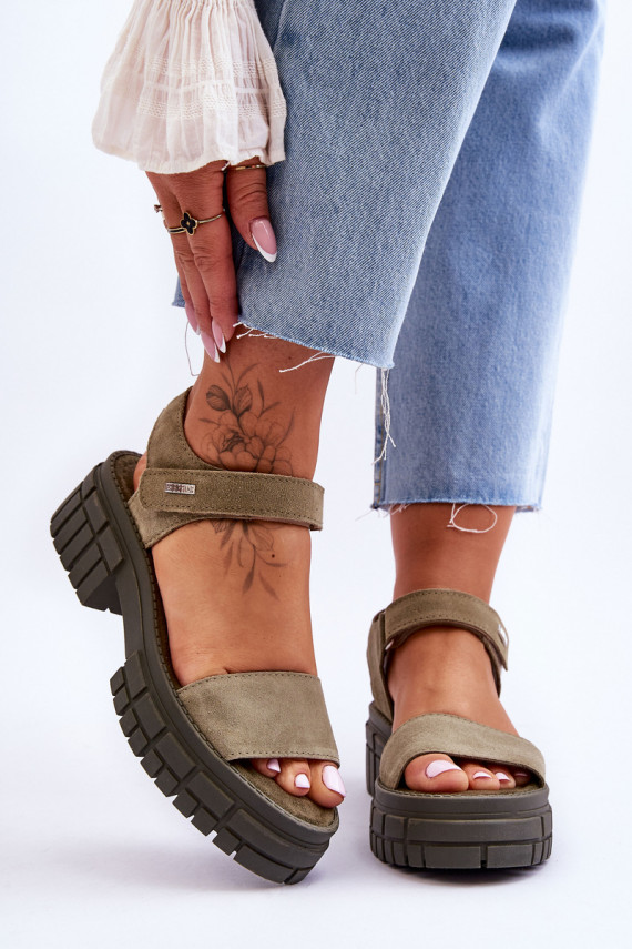   Zamšādas basenes Big Star LL276033 Zaļas krāsas