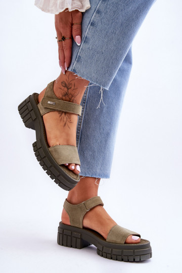   Zamšādas basenes Big Star LL276033 Zaļas krāsas 2