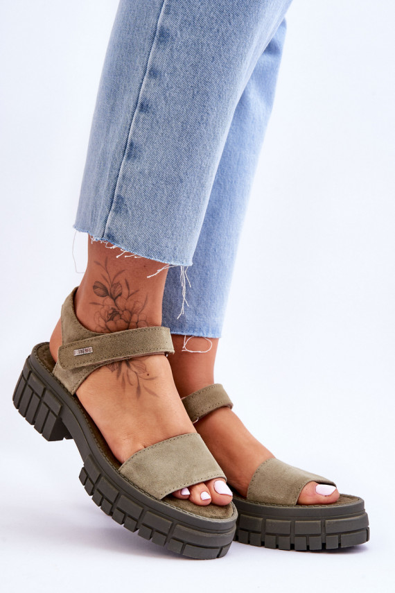   Zamšādas basenes Big Star LL276033 Zaļas krāsas