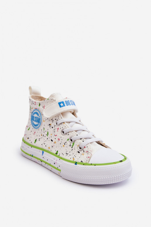 Bērnu apavi  brīvā laika apavi Big Star LL374049 baltas krāsas