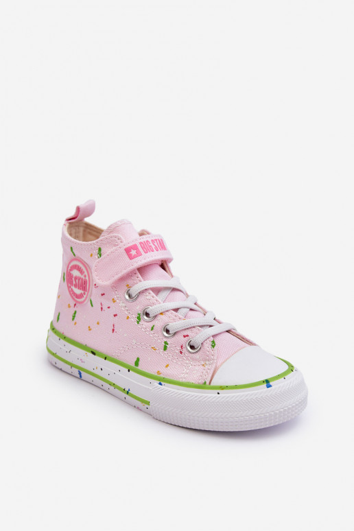Bērnu apavi  brīvā laika apavi Big Star LL374051 Rozā krāsas