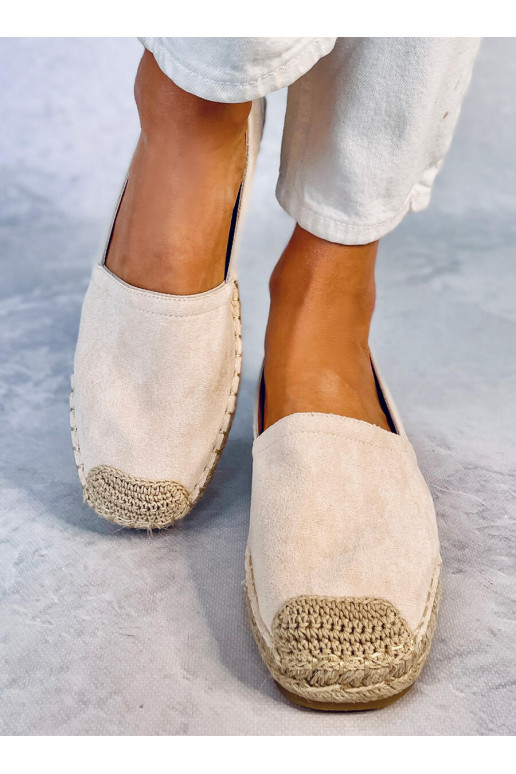 Sieviešu espadrilles ZAHN BEIGE Sieviešu espadrilles ZAHN BEIGE