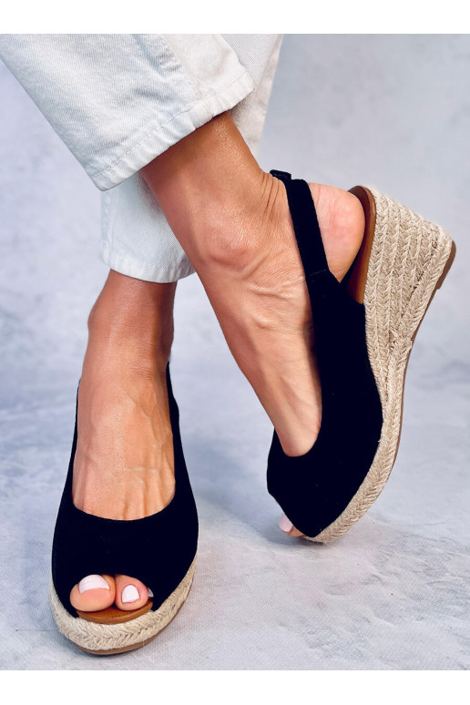 espadrilles open toe  NEVIL BLACK