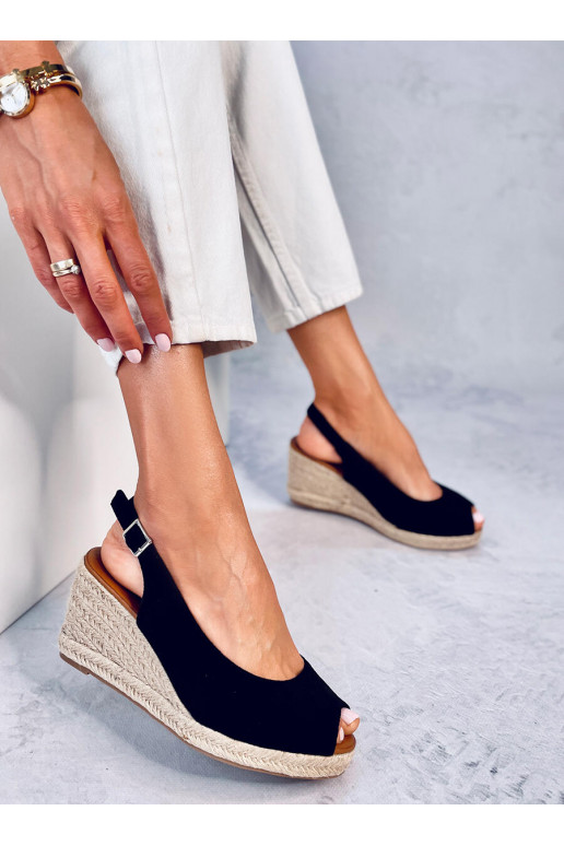 espadrilles open toe  NEVIL BLACK