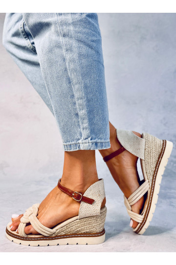 sandales  TEDDER BEIGE 2