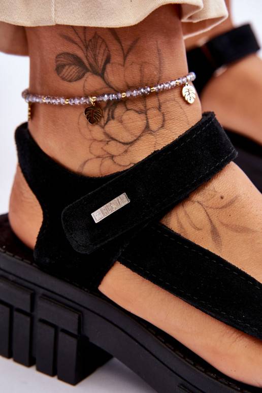   Zamšādas basenes Big Star LL276035 melnas krāsas