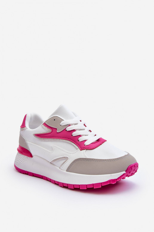  sporta apavi ar platformu Baltas-Rozā krāsas Henley