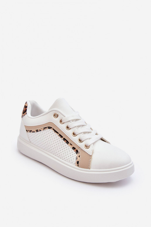 Klasiska modeļa sporta apavi   Baltas-smilšu krāsas Amaranti