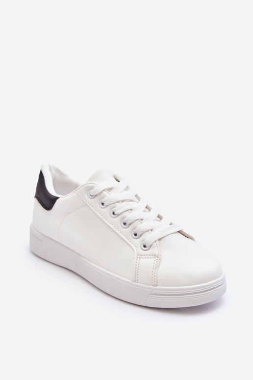  Klasiska modeļa sporta apavi Baltas-melnas krāsas Corrine