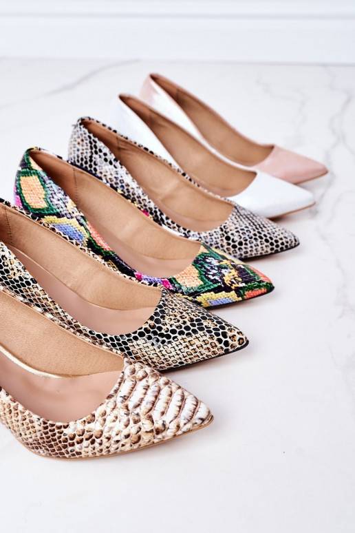   Kurpes   Shoes 2801 Zelta krāsas