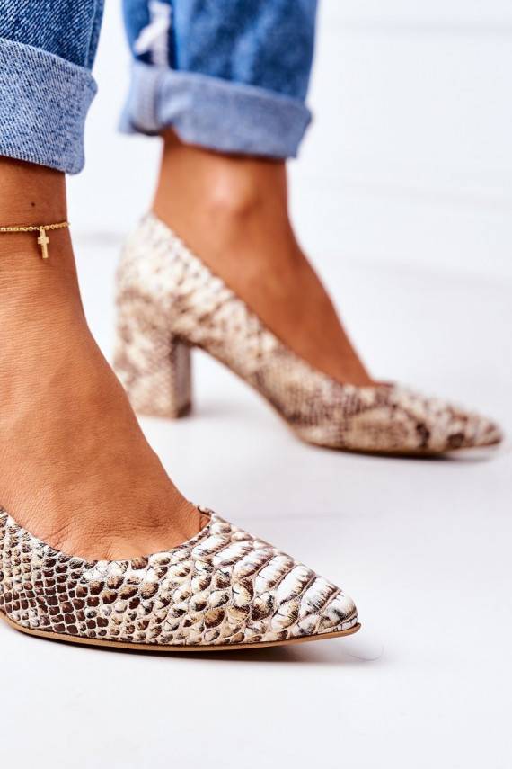   Kurpes   Shoes 2801 Zelta krāsas