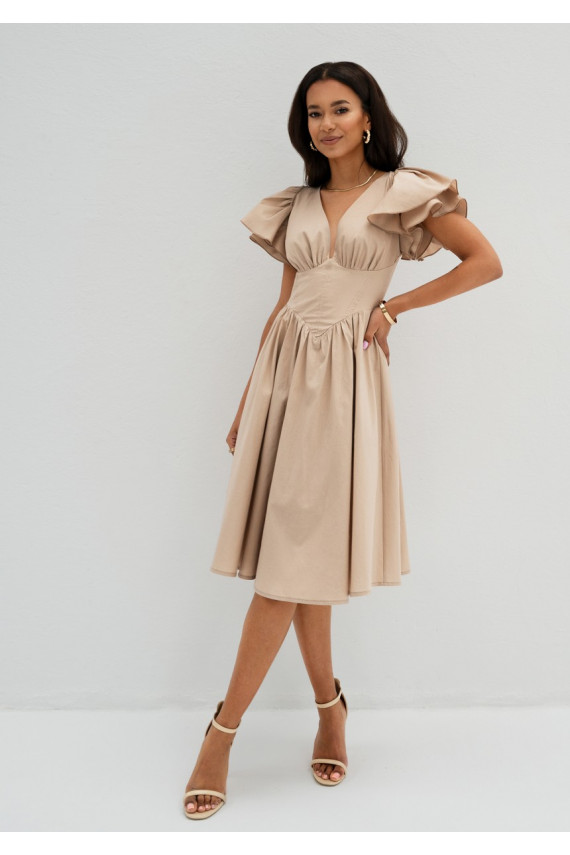 Nelly - Bēša midi kleita