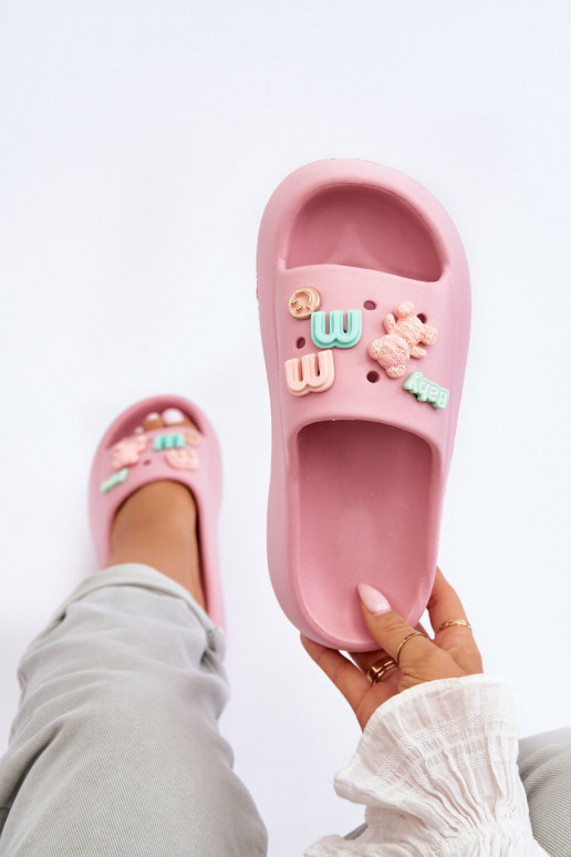 Miękkie Vieglas čības  Rozā krāsas Lorie