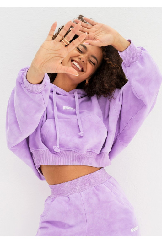 Raffy - Īsa  purpura džemperis Raffy - Īsa  purpura džemperis